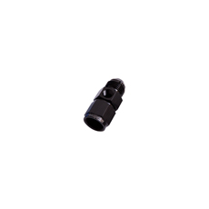 STRAIGHT FEMALE - MALE -3AN   BLACK WITH 1/8" NPT PORT