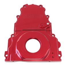 HOLDEN / CHEV LS BILLET 2 PIECTIMING COVER RED