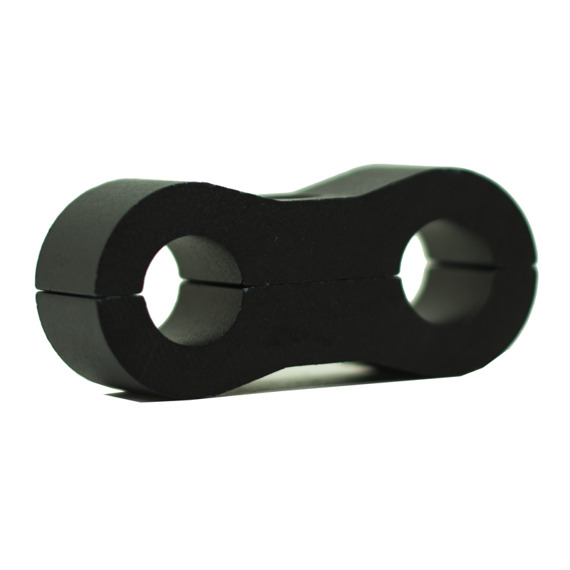 BILLET DUAL HOSE CLAMP 6AN SpeedPro