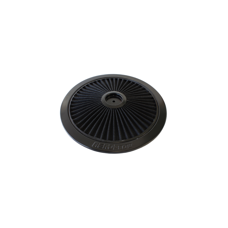 Black Full Flow Air Filter Top Plate