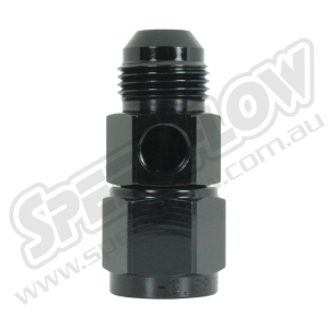 -16 FEMALE TO MALE WITH 1/8"NPT PORT BLACK -16 FEMALE TO MALE WITH 1/8"NPT PORT BLACK