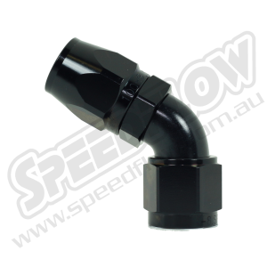 -4 100 SERIES 80 DEGREE HOSE END BLACK -4 100 SERIES 80 DEGREE HOSE END BLACK