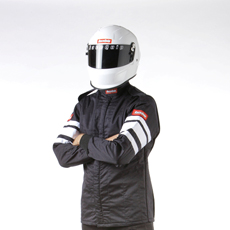 RACEQUIP SFI-5 JACKET BLACK LARGE RACEQUIP SFI-5 JACKET BLACK LARGE