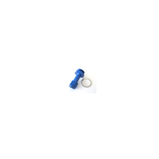 -6AN HOLLEY CARB INLET 4150   BLUE SWIVEL NUT (PAIR)