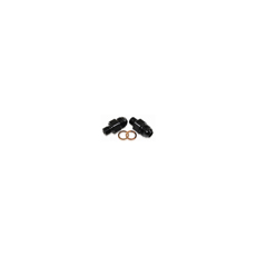 TRANS COOLER FIT -6 x 1/4 NPSMBLACK 1/4" STRAIGHT THREAD TRANS COOLER FIT -6 x 1/4 NPSMBLACK 1/4" STRAIGHT THREAD