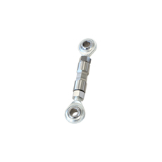 S/S 3/8" EYELET ADJUS ROD END 1" / 25MM MORE 112.4mm / 4.35" S/S 3/8" EYELET ADJUS ROD END 1" / 25MM MORE 112.4mm / 4.35"