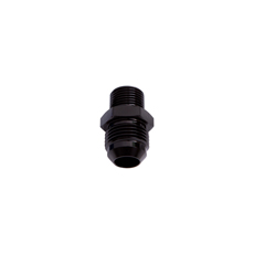 MALE FLARE -6AN TO 3/8" NPT   BLACK MALE FLARE TO NPT ADAPT