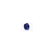 AN PORT PLUG STRAIGHT -10AN   BLUE LOW PROFILE HEX PORT PLUG