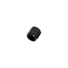 TUBE NUT -6AN TO 3/8" TUBE    BLACK -6AN TO 3/8" HARD LINE