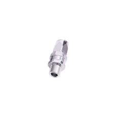 MALE 3/8" NPT STRAIGHT TO -10 SILVER FULL SWIVEL STRAIGHT