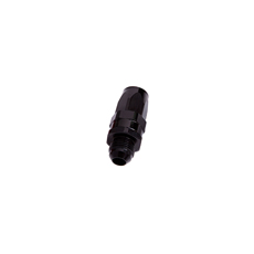 Male -6 to -6 Hose End Straight Black