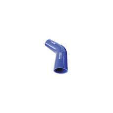 Silicone Hose 45 Deg; Blue I.D.50" 13mm, Wall 4.5mm, 145mm  Leg
