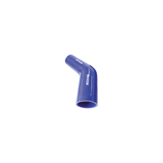 Silicone Hose Reducer 45 Deg; Blue I.D 1.75-1.50" 45-38mm,  Wall 4.5mm, 140mm Leg
