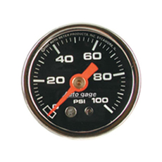 1-1/2' 0-100PSI FUEL PRESS GAUGE 1-1/2' 0-100PSI FUEL PRESS GAUGE