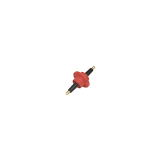MSD FIREWALL FEED THRU - RED/BLK MSD FIREWALL FEED THRU - RED/BLK