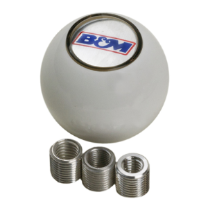 B&M WHITE UNIVERSAL KNOB