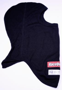 RACEQUIP SFI 3.3 UNDERWEAR HEADSOCK BLACK