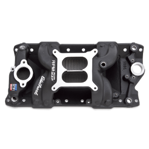 RPM AIR GAP MANIFOLD SBC BLACK RPM AIR GAP MANIFOLD SBC BLACK