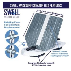 SWELL FLOATING WAKE SURF CREATOR H3X