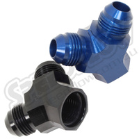 Y PIECE -8 FEM O RING 2x -8 MALE BLK