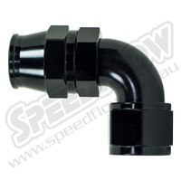 -6 90 DEGREE HOSE END- ALLOY