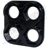 4 PORT SQUARE BULKHEAD PLATE