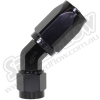 -8  45 DEGREE POWER STEERING HOSE END