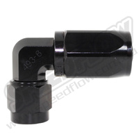 -6 90 DEG POWER STEERING HOSE END