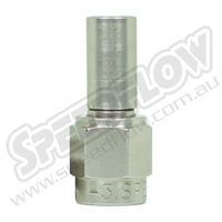 -3 STRAIGHT CRIMPED HOSE END