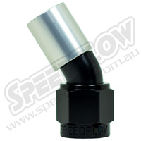 -6 30 DEG CRIMPED HOSE END