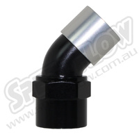 -8 45 DEGREE LIGHT WEIGHT SWIVEL HOSE END
