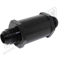 -8 ONE WAY POPPET CHECK VALVE - BLACK