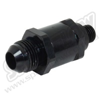 -6 TO M12 x 1.5 CHECK VALVE - BLACK
