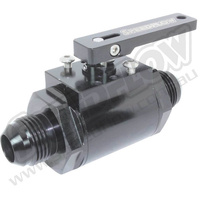 -12 ALUMINUM BALL VALVE - BLACK