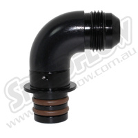 AN Male to Transmission 90deg Adapter