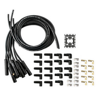 ACCEL SPARK PLUG WIRES CUT TO FIT 8 CERAMIC STRAIGHT PLUG BOOTS - AC9000CK