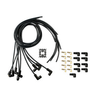 ACCEL SPARK PLUG WIRES CUT TO FIT 8 CERAMIC 90 DEGREE PLUG BOOTS - AC9018CK