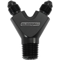 1/8" NPT Y BLOCK TO 2 x -3AN