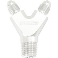 1/4" NPT Y BLOCK TO 2 x -3AN