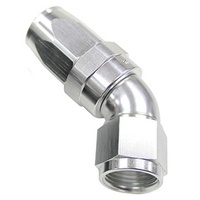 45 DEG HOSE END -04AN SILVER