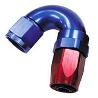 150 DEG HOSE END -08AN BLUE