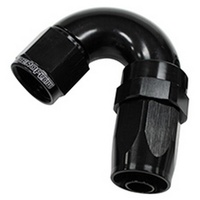 150 DEG HOSE END -10AN BLACK