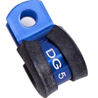 CUSHIONED P CLAMPS -7AN 5PK