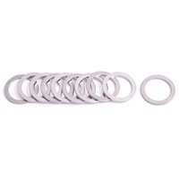 ALLOY CRUSH WASHER -16AN 10PK