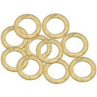 BRASS CRUSH WASHER METRIC M18
