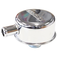 Chrome valve cover breather