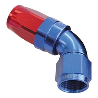 60 DEG HOSE END -08AN BLUE
