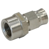 S/S Straight Hose End 1/8" NPT
