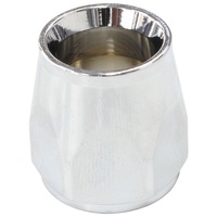 CHROME HOSE END SOCKET PTFE