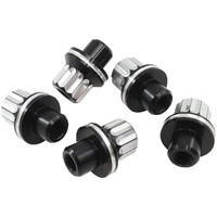 BILLET 12 POINT WHEEL NUTS (5) 1/2-20"